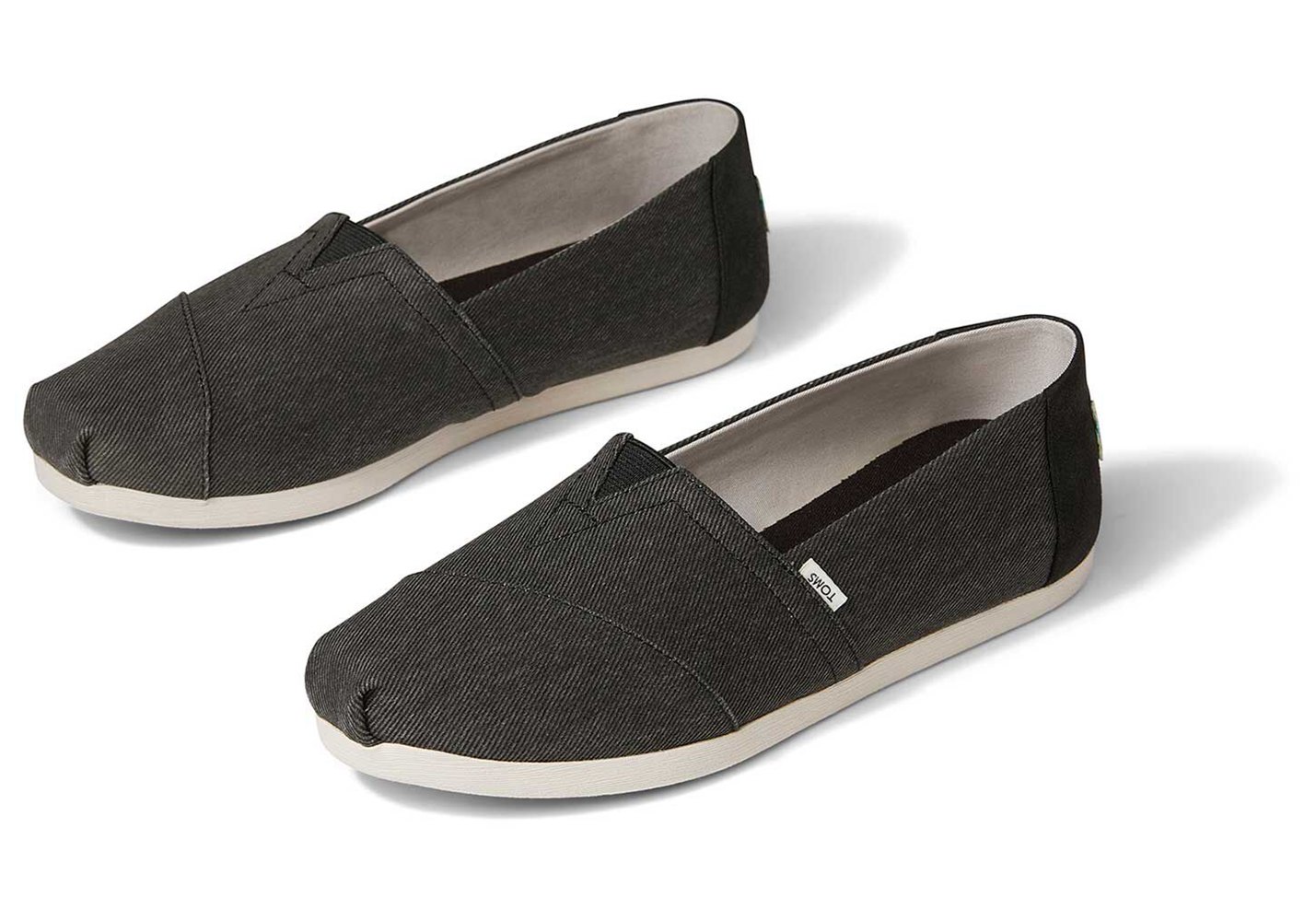 Toms Espadryle Damskie Czarne - Alpargata Eco Dye - 59UJMSEQV